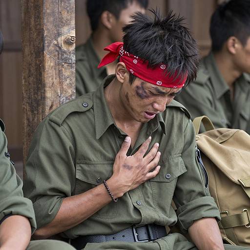 Struggling Survivor in Urban Setting