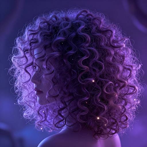 Surreal Digital Curly Hair Filter