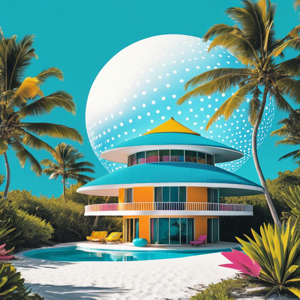 Vibrant Pop Art Island Retreats