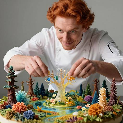 Enchanted Culinary Dreamscape Portrait