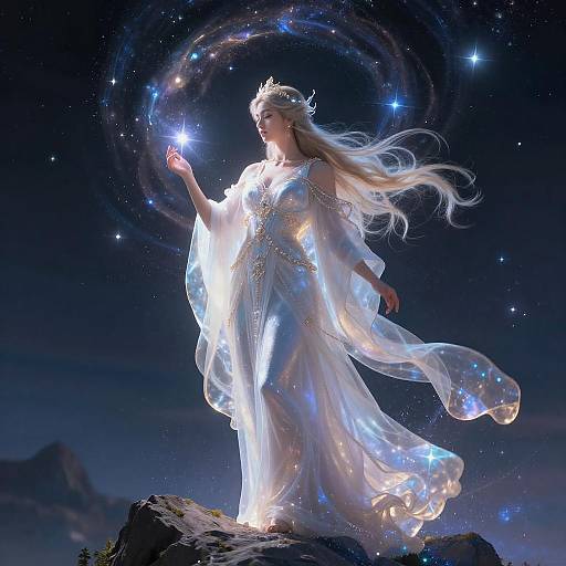 Astrea Goddess on Celestial Peak