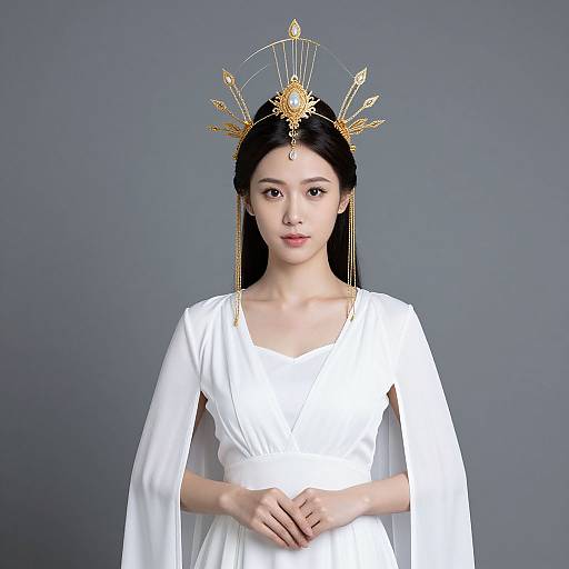 Elegant Silvermist Adult Costume