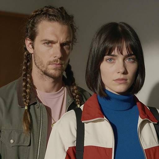 Candid Photo of Unique Pair