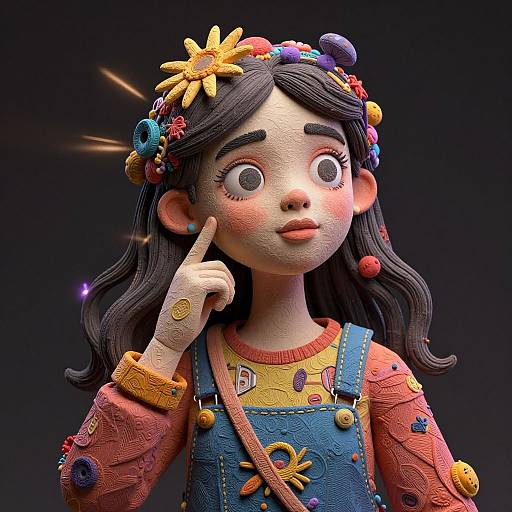 Award-Winning Paper Mache Portrait