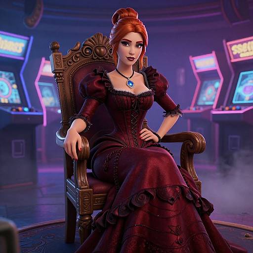 Victorian Fantasy Fortnite Portrait