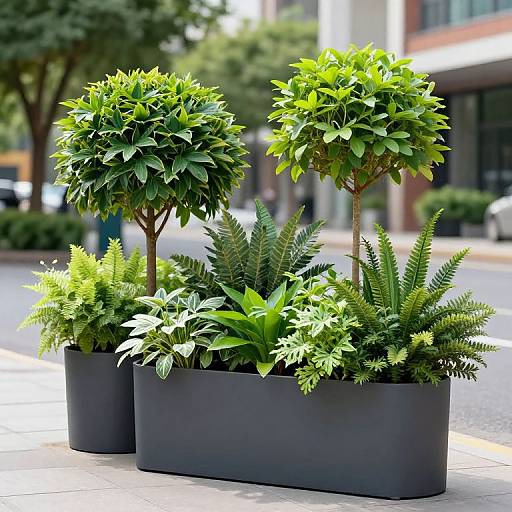 Ultra-Realistic Street Samurai Planters