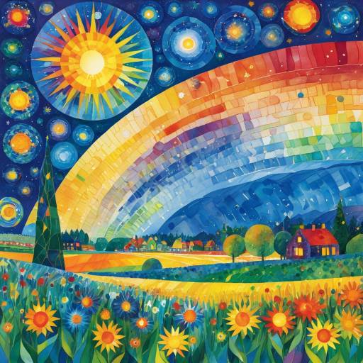 Kaleidoscope Galaxy: Carle Meets Van Gogh