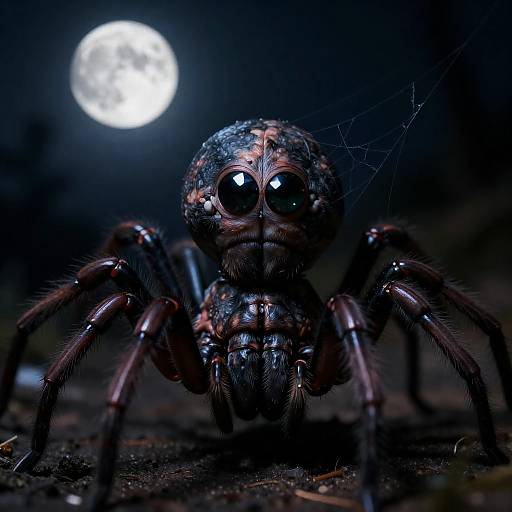 Hyper-Realistic Arachnid Creature Portrait