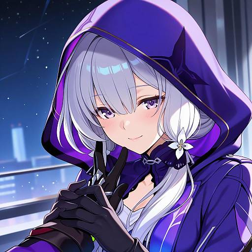 Illustration of Moze (honkai: star rail), honkai (series) in the style of Kanna (plum)