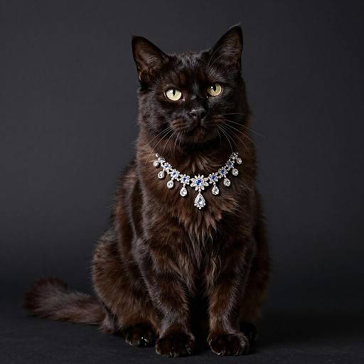 Glamorous Portrait of an Anatolian Cat