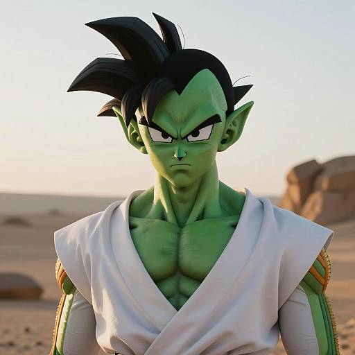 Cinematic Portrait of Edouard Mendy as Piccolo