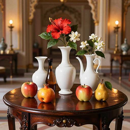 Classical Indian Miniature Still Life