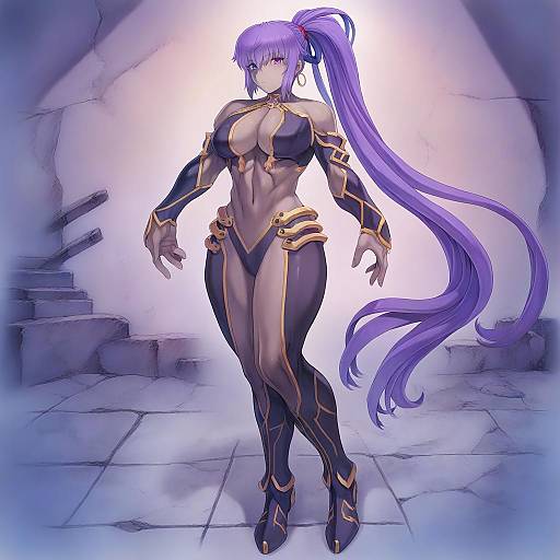 Illustration of Assassin (fate/zero), fate (series) in the style of Mogudan