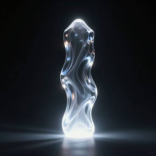 Ethereal Liquid Light Monolith