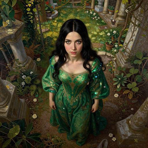 Ethereal Renaissance Digital Woman