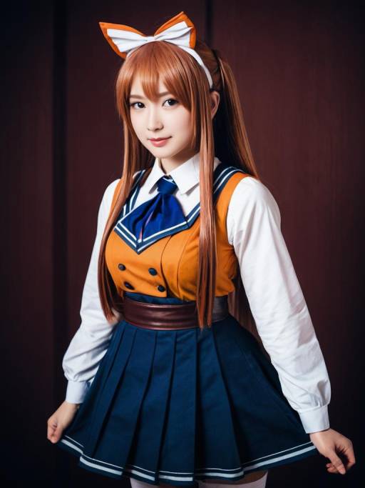 Realistic Monika Cosplay Photography