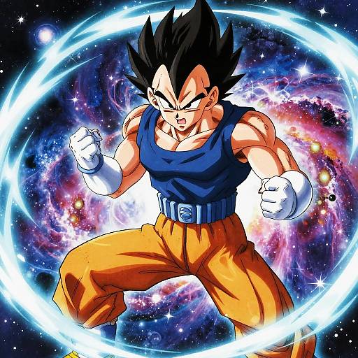 Vegeta Power-Up with Cosmic Energy
