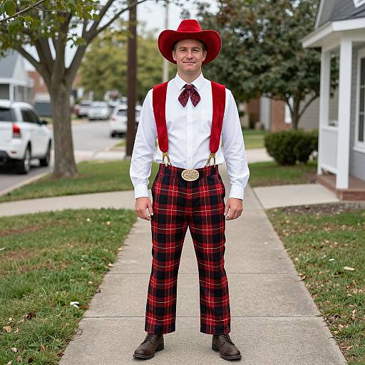 Humorous Redneck Costume Outfit