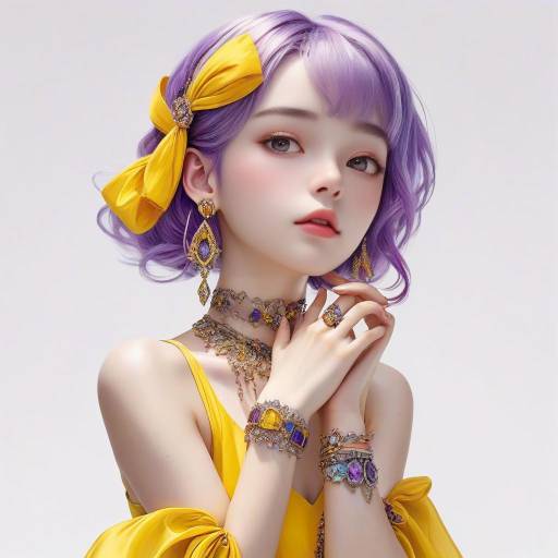 Artistic Portrait of a Fashionable Woman