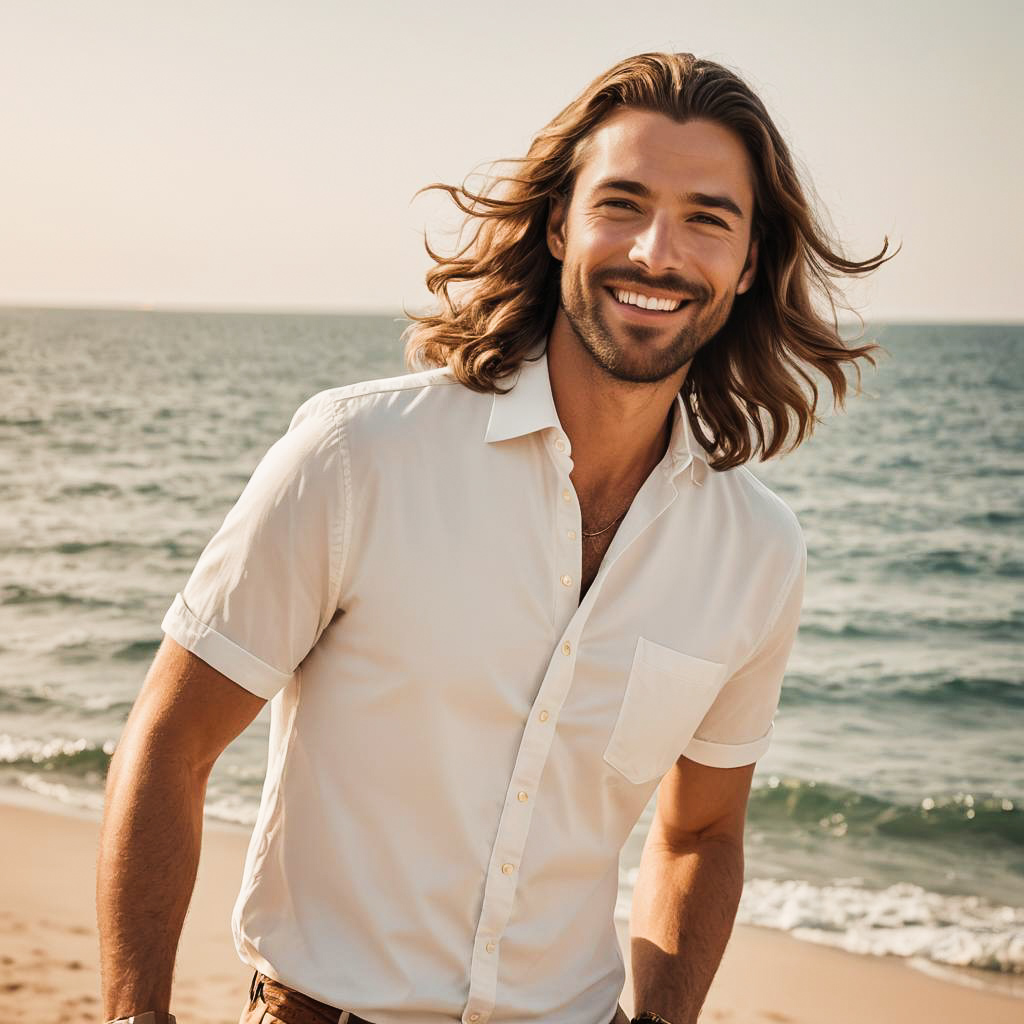 Stylish Gentleman at Summer Yacht Party