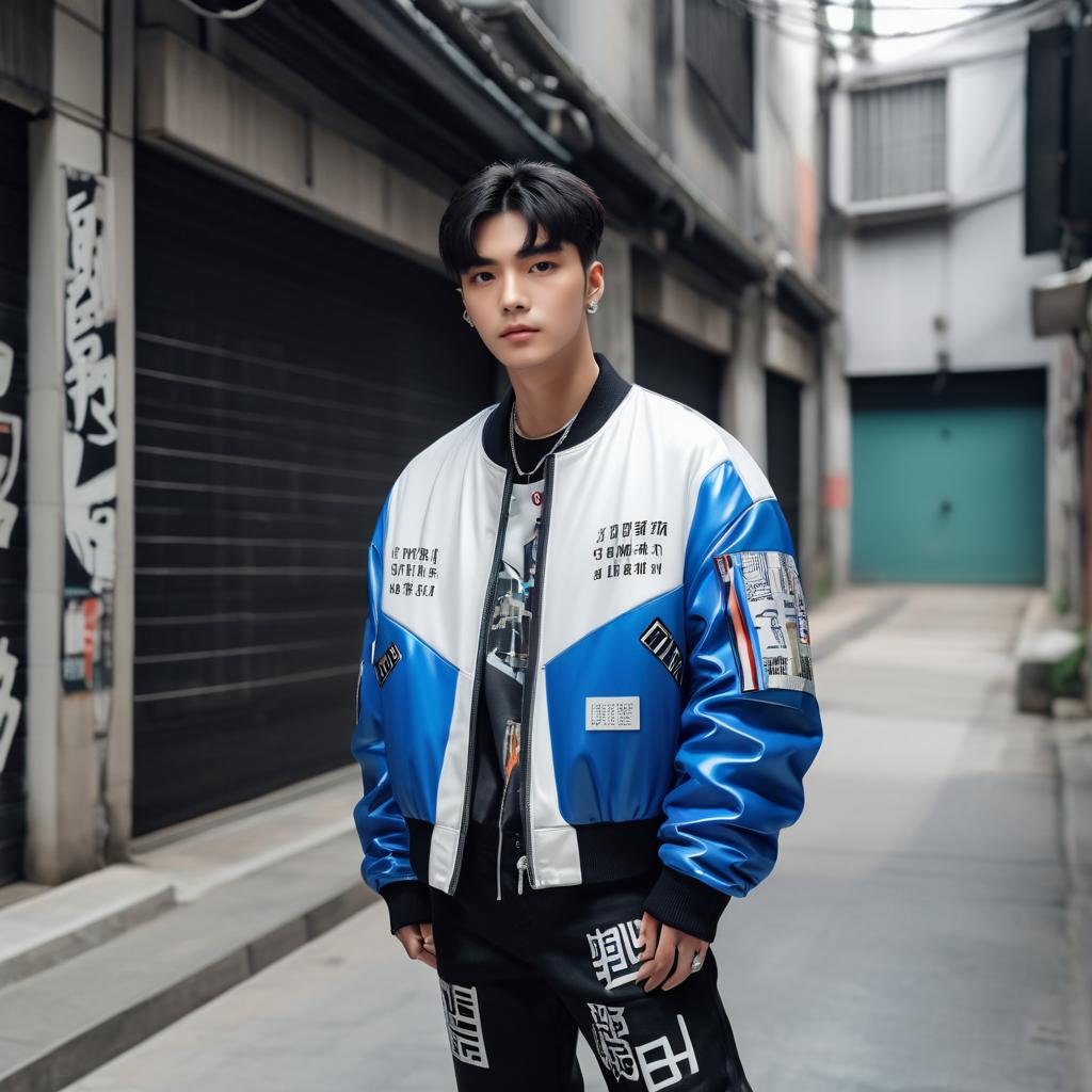 Urban Vogue: South Korean Male Model Shot