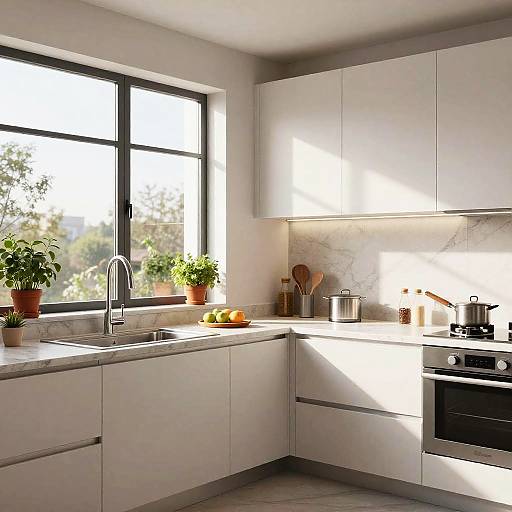 Modern Minimalist Kitchen Interior