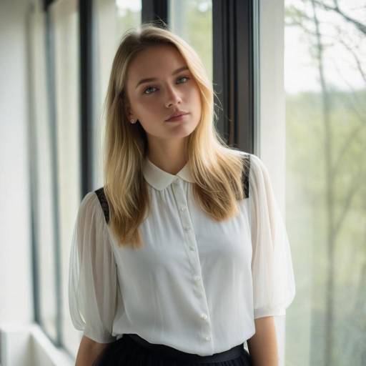 Young Woman in Soft Natural Light