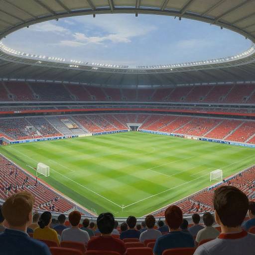 Football Stadium View from Spectators