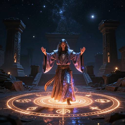 Kalashtar Wizard's Mystical Ritual