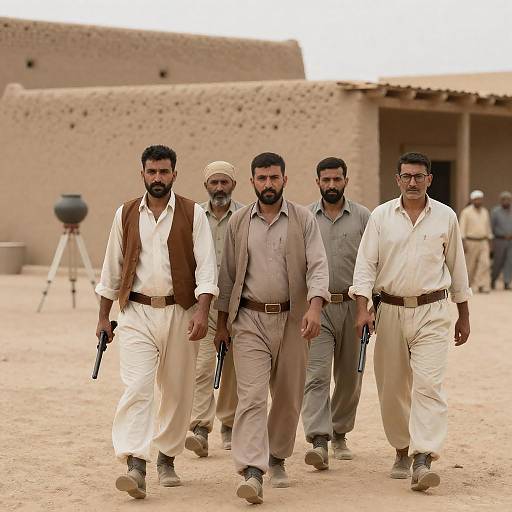 Western Standoff in Desert Town