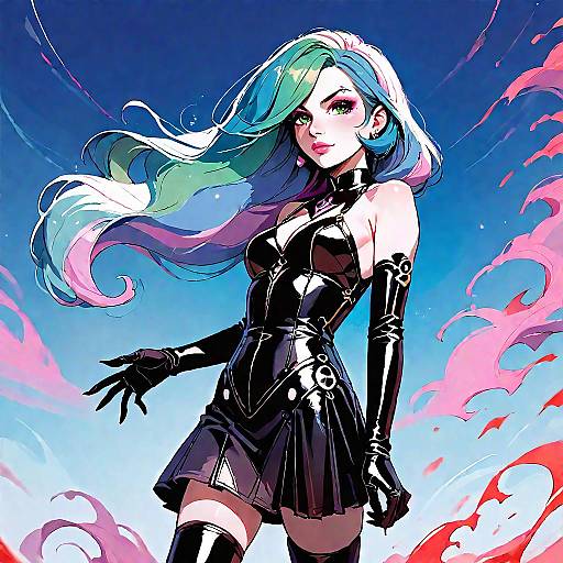 Corrupted Princess Celestia in Dark Armor