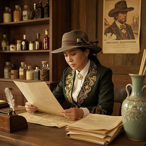 Fantasy Wild West Investigative Journalist