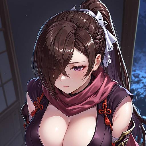 Illustration of Kagero (fire emblem), fire emblem in the style of Tadano magu