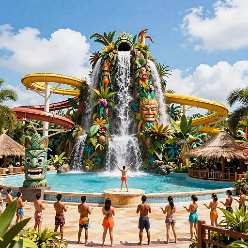 Tropical Island Theme Park Adventure