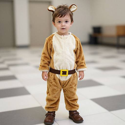 Toddler in Dopey Animal Costume
