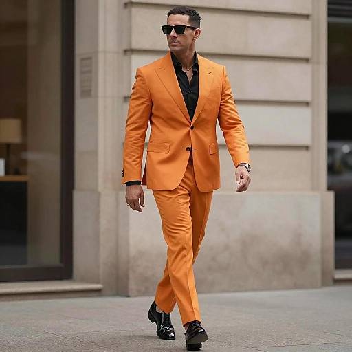 Confident Man in Vibrant Urban Style