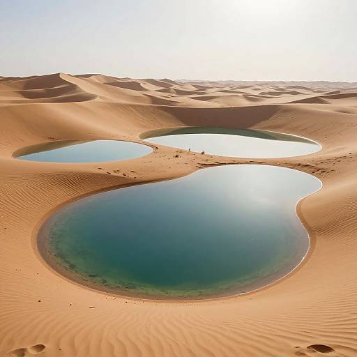 Desert Mirrors Reflecting Alternate Realities