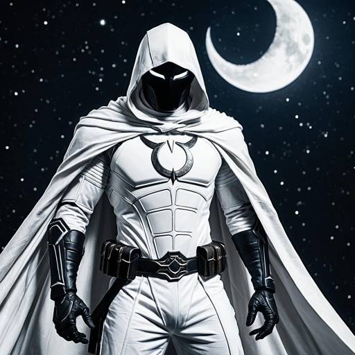 Stylish Moon Knight Cosplay Costume Design