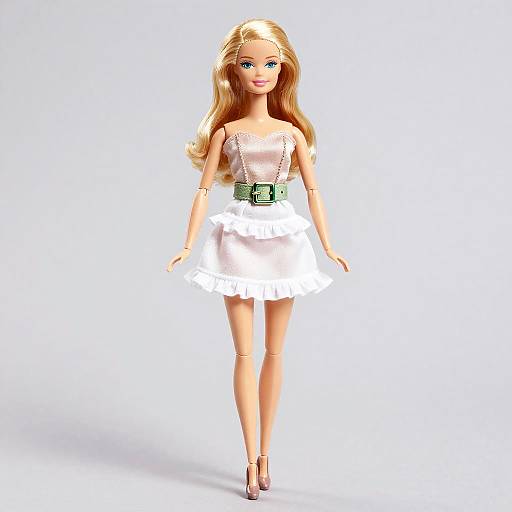 Barbie Doll in Pink Micro Miniskirt