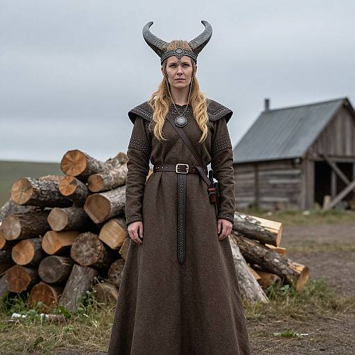 Victorious Viking Woman Warrior