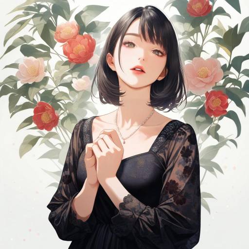 Elegant Portrait of Nishikigi Chisato