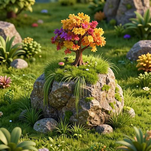 Miniature Magical 3D Rockscape