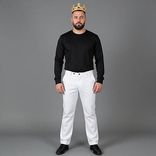 Regal Man Pride Costume Portrait