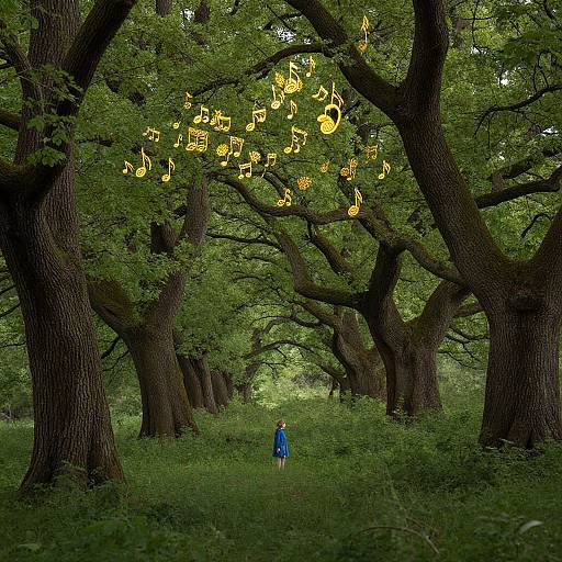Child in Enchanted Forest Symphony