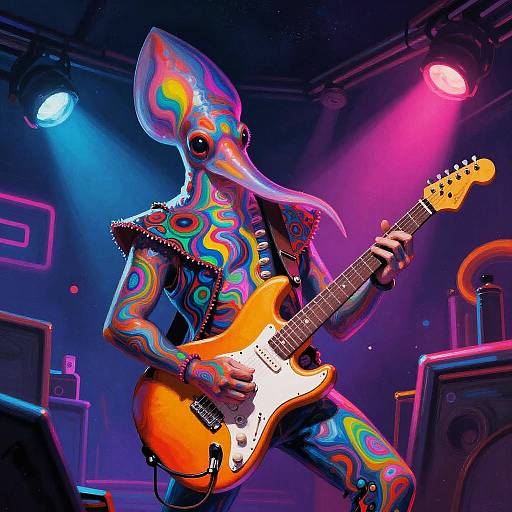 Psychedelic Giant Squid Rocker