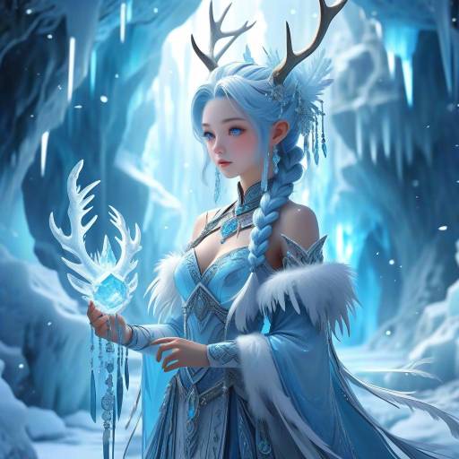 Enchanting Ice Cave Anime Figure