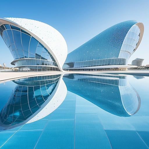 Glittering Aquatic Center Inspired by Nature Glittering Aquatic Center Inspired by Nature