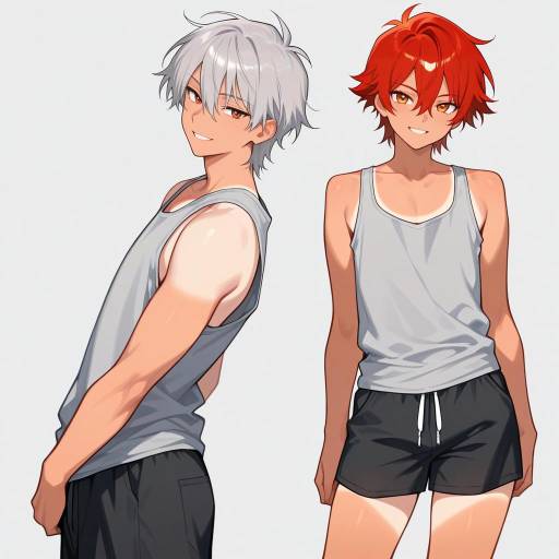 Confident Cowboy Shot of a Slender Boy Confident Cowboy Shot of a Slender Boy