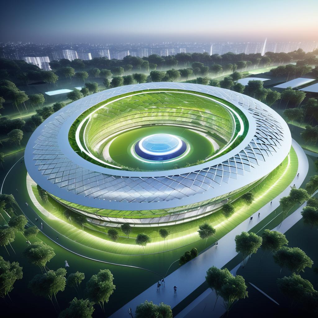 Advanced Eco-Friendly Sports Complex Design