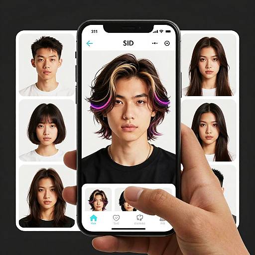 Augmented Reality Hairstyle Preview App
